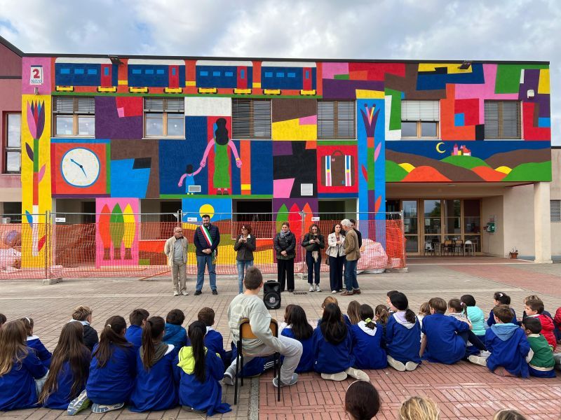Arte, memoria ed educazione: il futuro Polo scolastico 0-11 anni di Montagnana si veste di murales