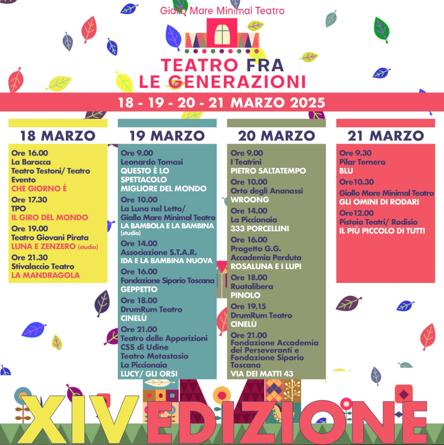 Castelfiorentino, Teatro fra le generazioni, da stasera i primi 4 spettacoli al Teatro del Popolo