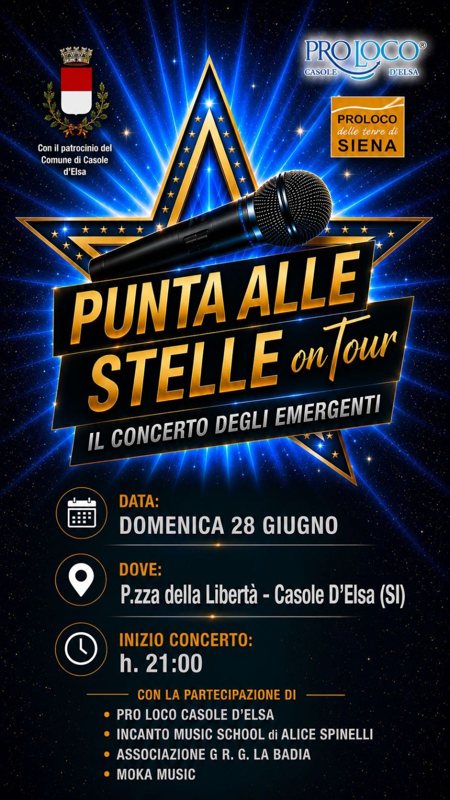 Casole d&rsquo;Elsa, una settimana di grandi eventi: dal Palio alle note dell&rsquo;Orchestra di Ginevra