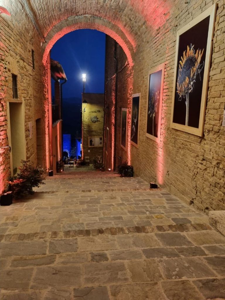 Opere d'arte per abbellire via della Costa a Radicondoli