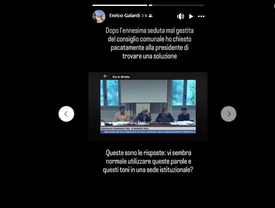 Scontro in consiglio: Galardi critica i monologhi della giunta, esplode la rabbia di sindaco e presidente