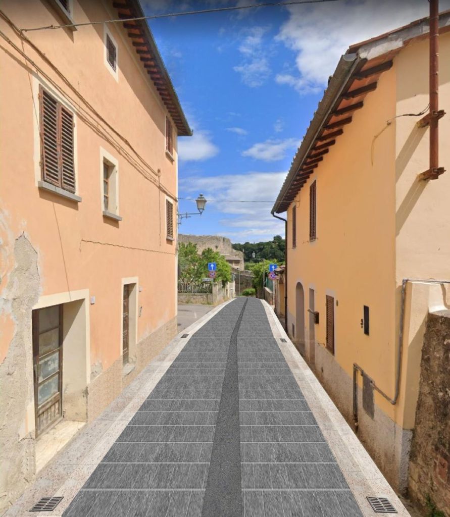 PNRR Staggia, riqualificazione in vista per via Borgo Vecchio