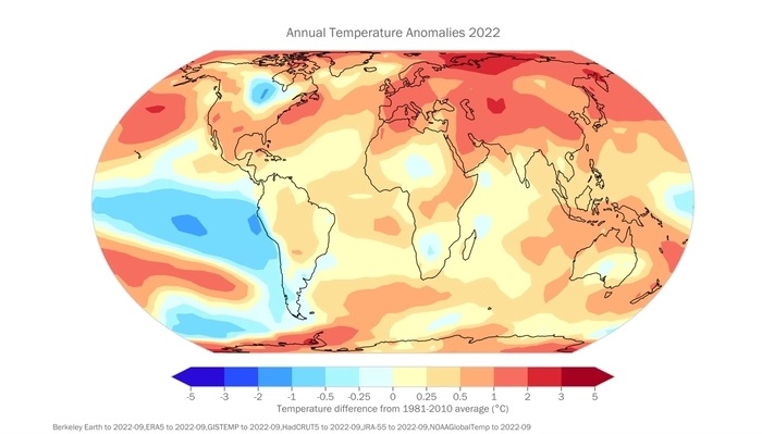 Cop27: Ultimi 8 anni i più caldi mai registrati