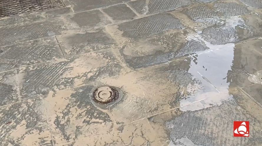 Doppia rottura in piazza Rosselli, il centro storico di Poggibonsi fa... acqua (VIDEO)