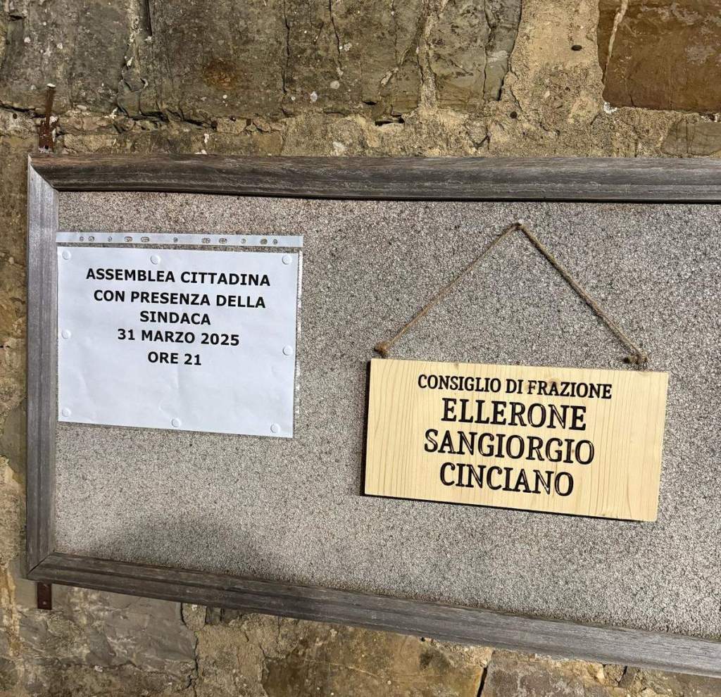 Poggibonsi, insediato il Consiglio di San Giorgio, Cinciano, Ellerone