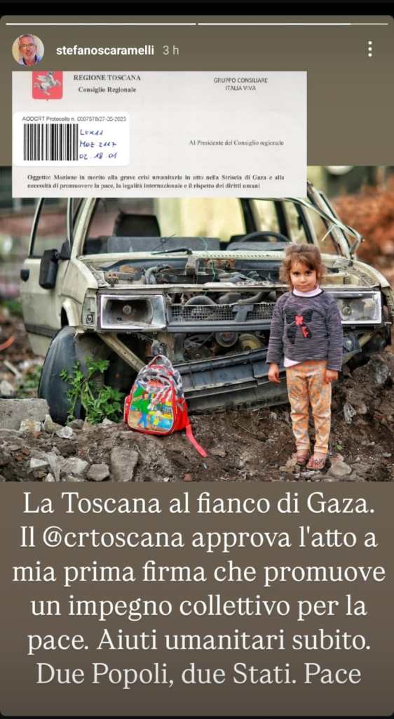 Lattanzio: «Scaramelli (Iv) sbaglia Gaza con la periferia di Istanbul»