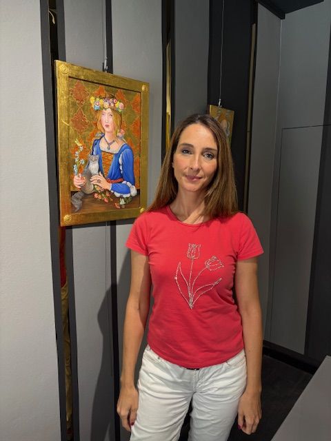 Silvia Salvadori l'artista savinese custode delle antiche tecniche rinascimentali