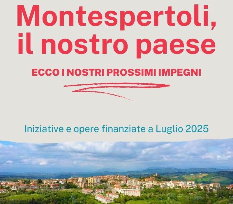 Montespertoli cresce con sport, sociale e attenzione al territorio