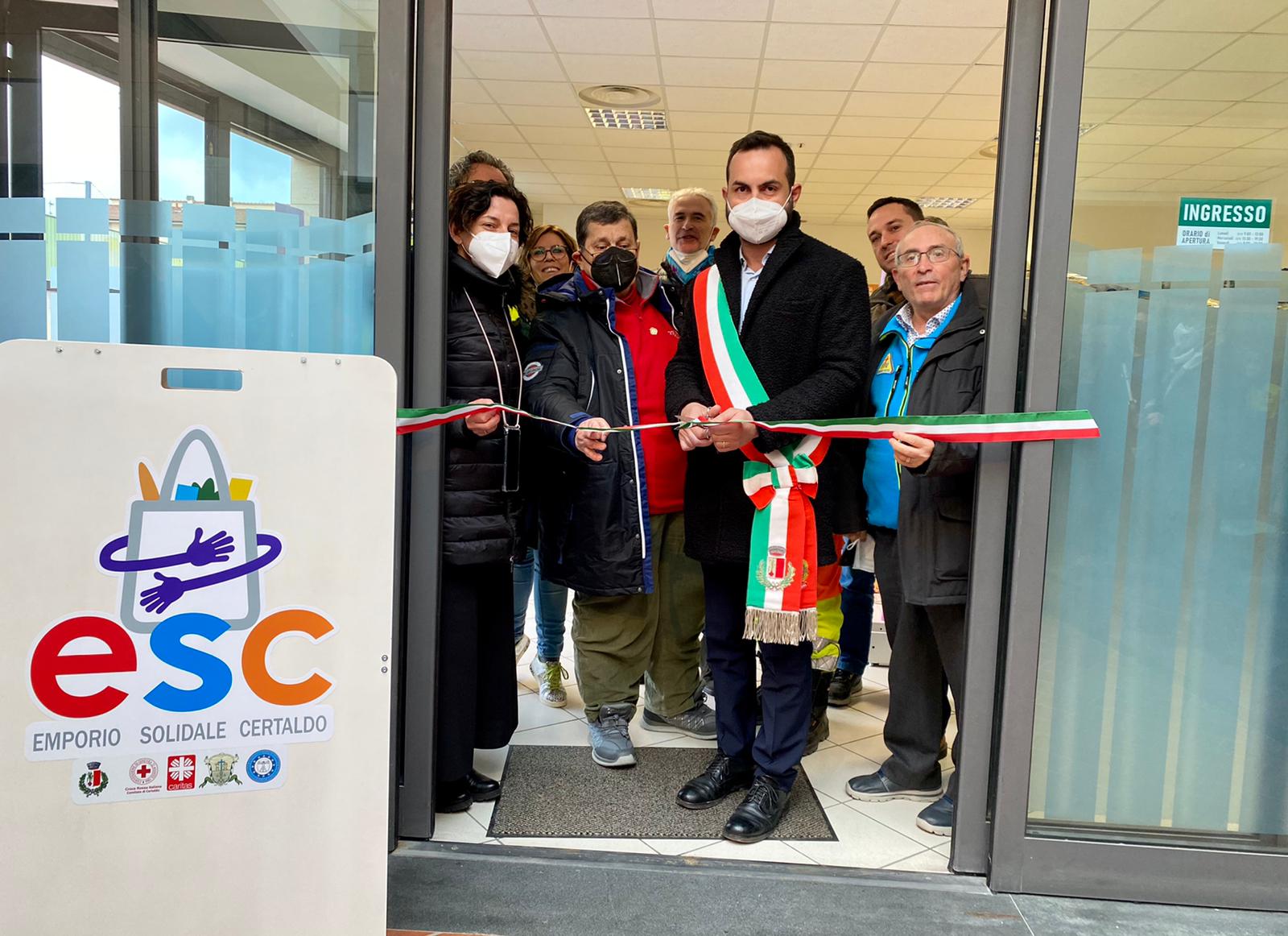 L'Emporio Solidale Certaldo apre le porte alla Casa delle Associazioni (le foto)