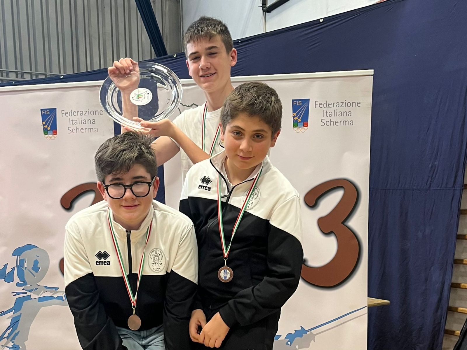 Scherma: Cus Siena Estra protagonista in casa al Festival Regionale a squadre Under 14