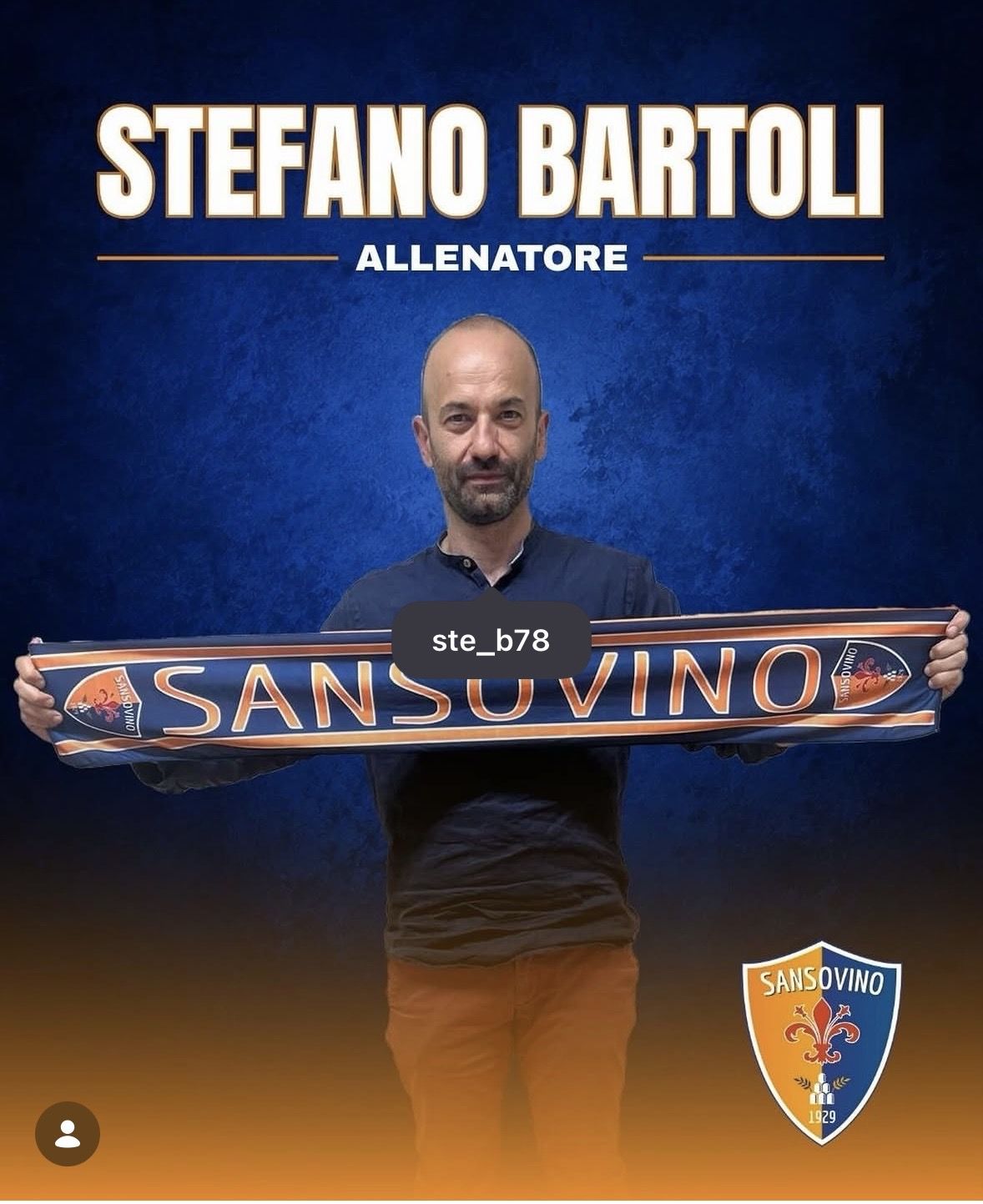 Stefano Bartoli &egrave; il nuovo allenatore della Sansovino