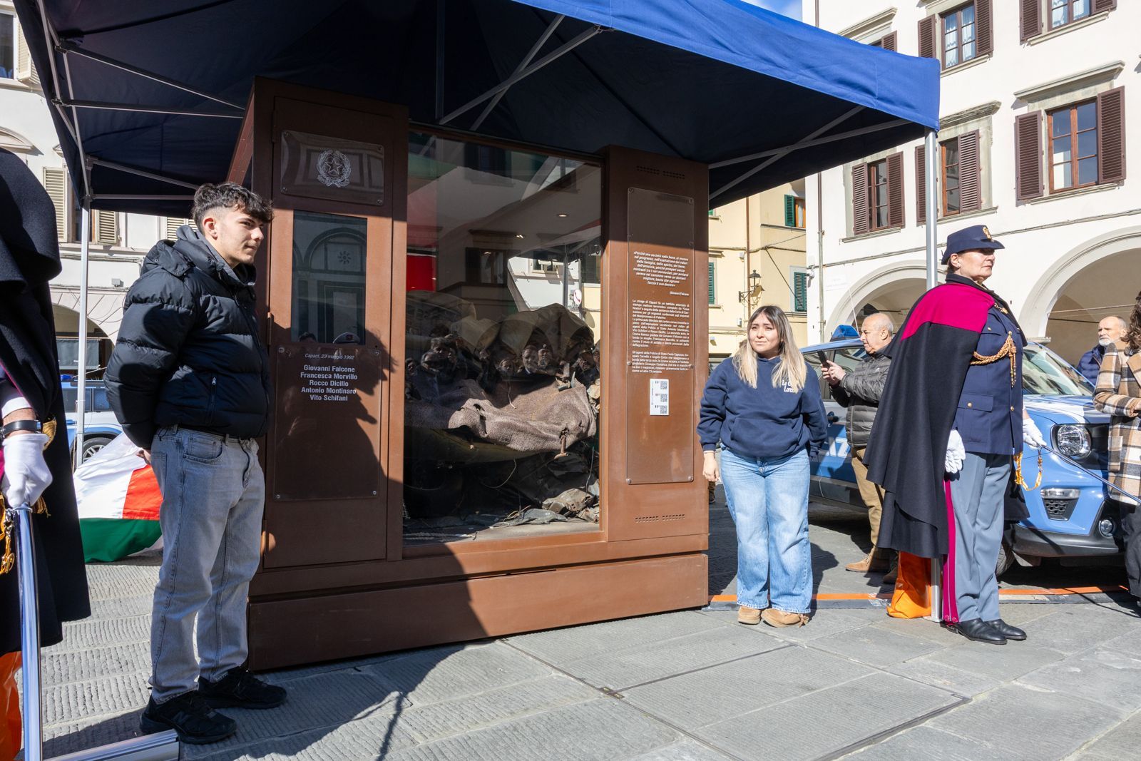  ​Un'area a verde a Empoli per Montinaro, Dicillo e Schifani, poliziotti uccisi nell'attentato di Capaci