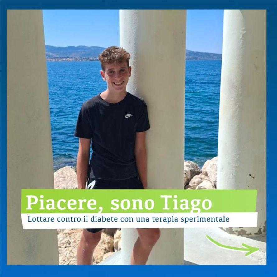 Coraggio e altruismo: la storia di Tiago, poggibonsese, che ha partecipato alla terapia sperimentale del Meyer contro il diabete