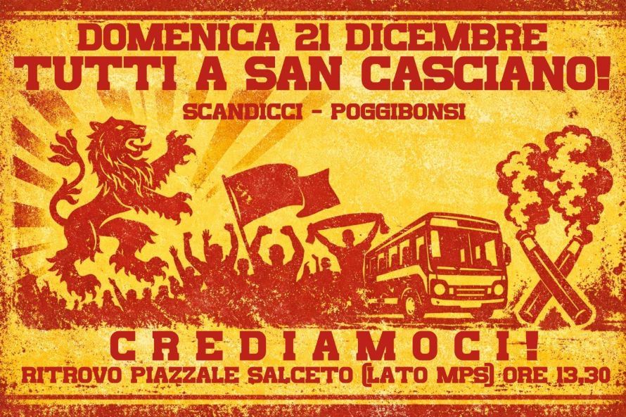 Poggibonsi, appello dei tifosi: "Tutti a San Casciano contro lo Scandicci"