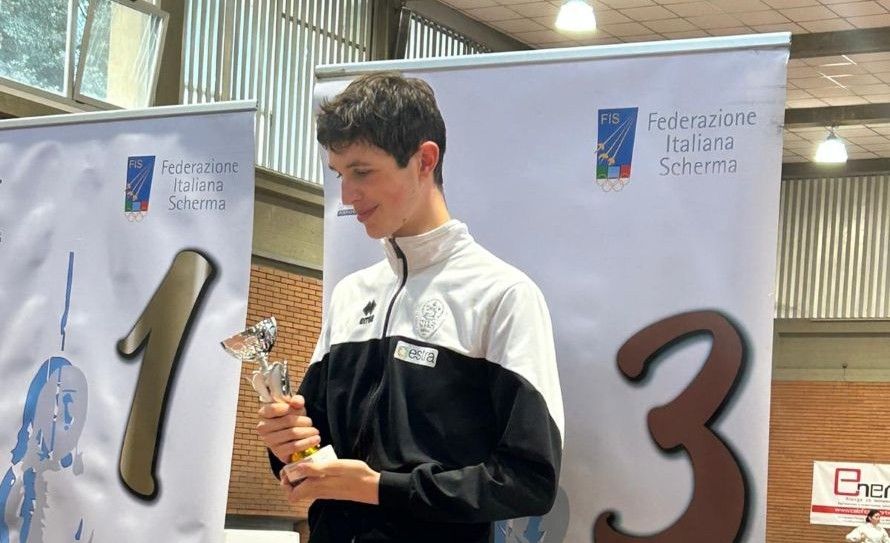 Scherma spada: Tommaso Russo del Cus Siena vola ai Nazionali Cadetti