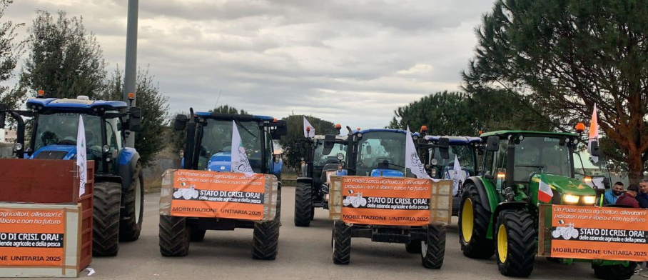 Domenica 9 febbraio protesta degli agricoltori con trattori su FiPiLi