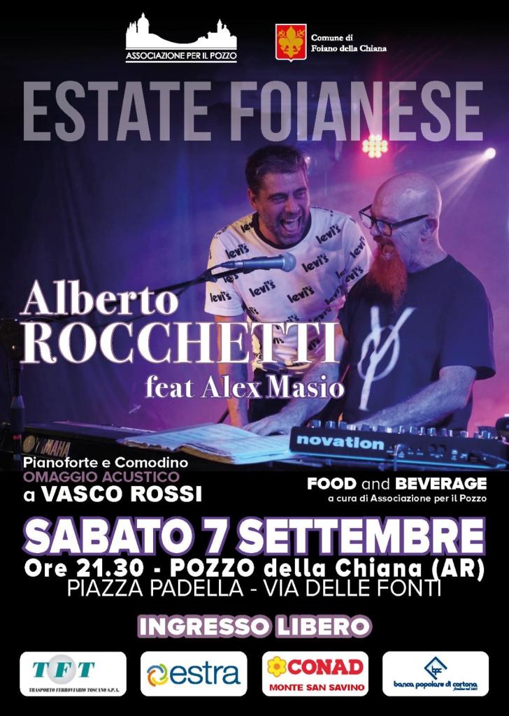 Pozzo della Chiana rende omaggio a Vasco Rossi con Rocchetti e Masio