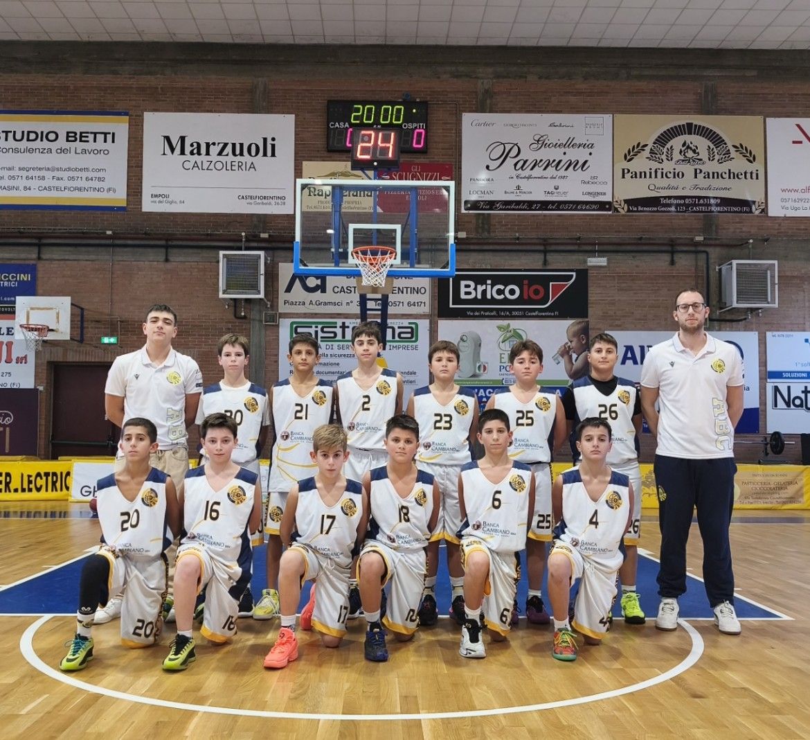 Abc Castelfiorentino: pioggia di canestri nel weekend gialloblu. Volano Under 17 e Under 13