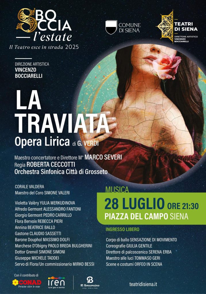 L'opera lirica torna in Piazza del Campo con la Traviata