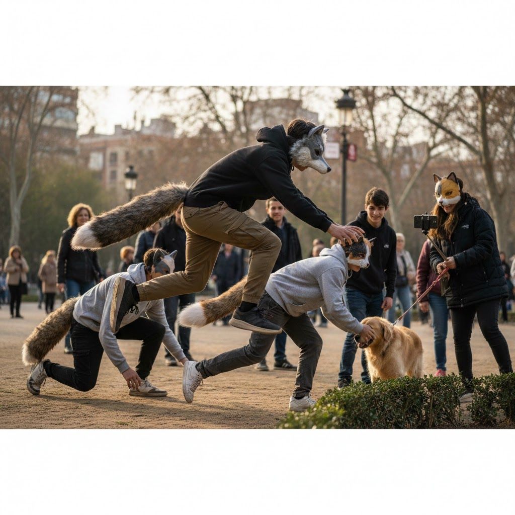 Camminare a quattro zampe e vivere online: il fenomeno globale dei therians