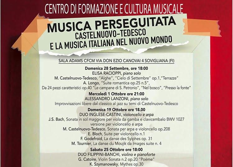Sovigliana, la musica classica è protagonista con “Musica perseguitata”