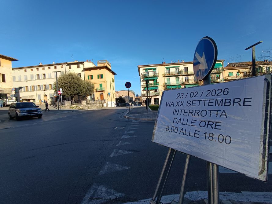 Luned&igrave; a Poggibonsi chiude via XX Settembre. Ecco come cambia la viabilit&agrave;