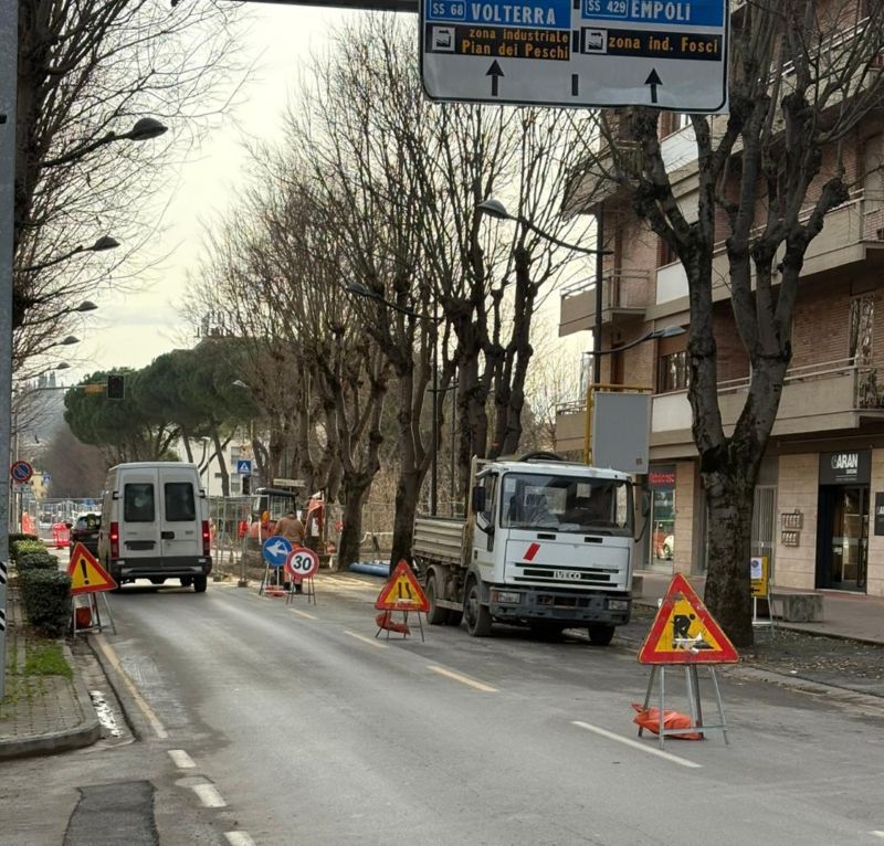 Poggibonsi, viale Marconi: aggiornamento del Comune su ponte e acquedotto