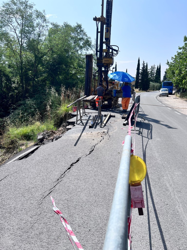 Intervento di somma urgenza per la frana di Via Montelupo: al via le indagini, i lavori iniziano a luglio