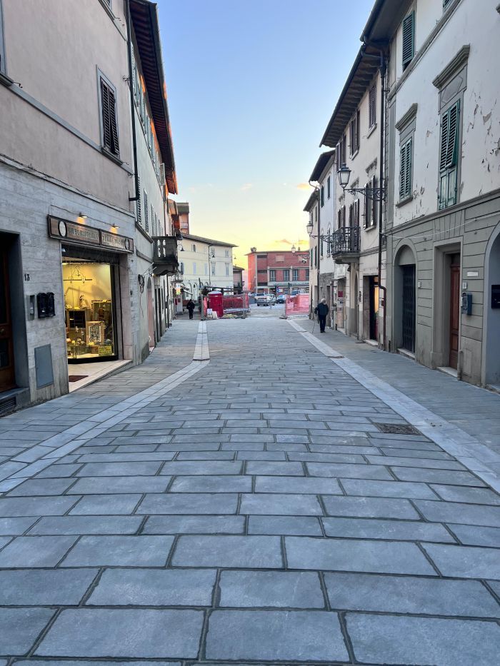 Montespertoli, centro storico, presentata la nuova viabilit&agrave; dopo i lavori di rigenerazione urbana