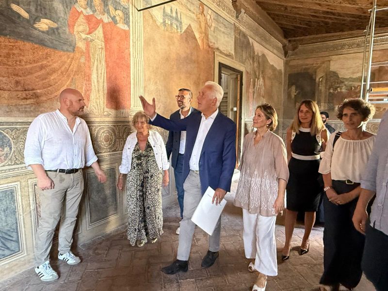 Badia a Passignano: dieci riquadri della Vita di San Benedetto tornano a splendere