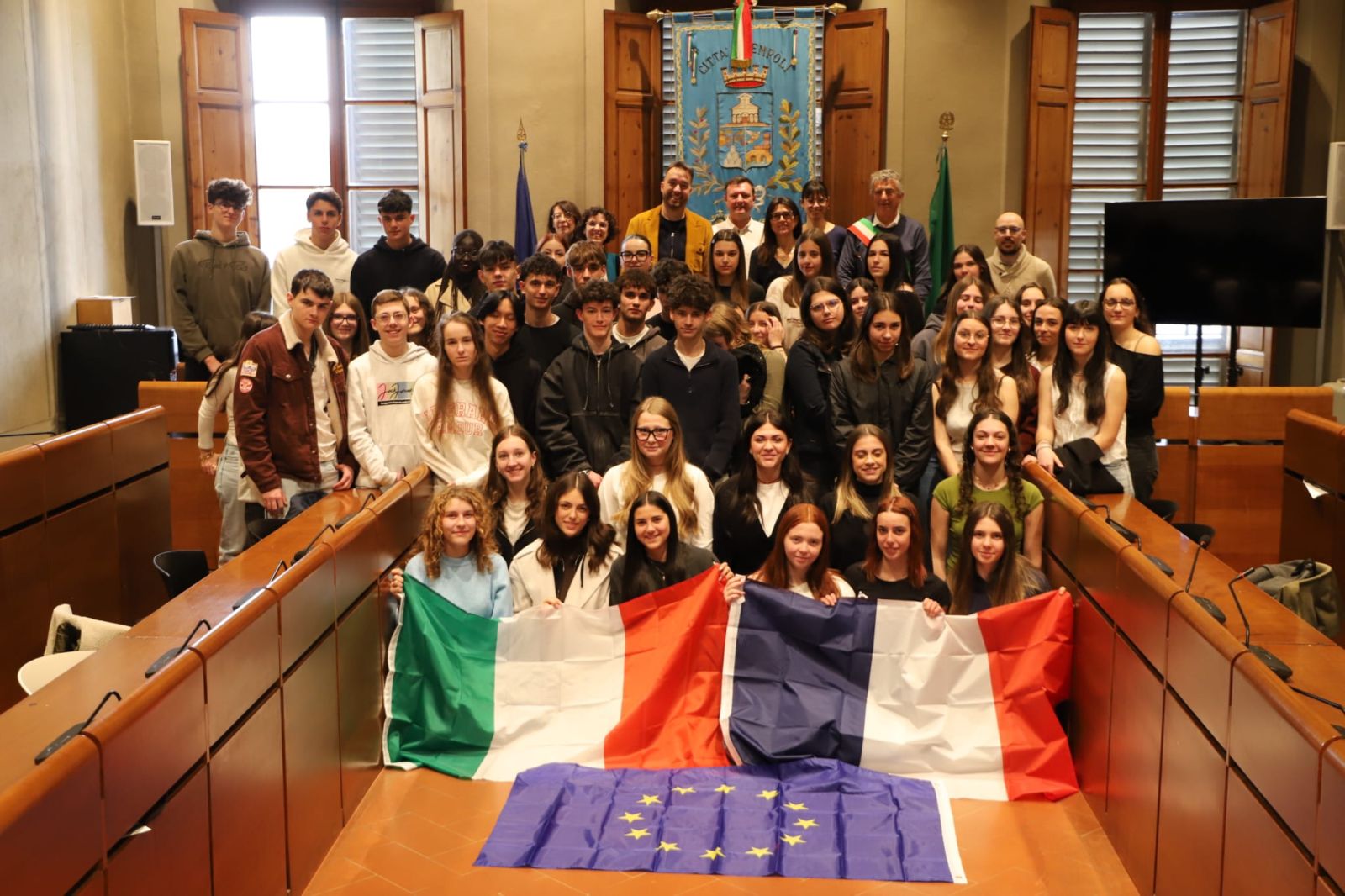 Empoli meta d'Oltralpe, 3 scolaresche francesi in visita al municipio