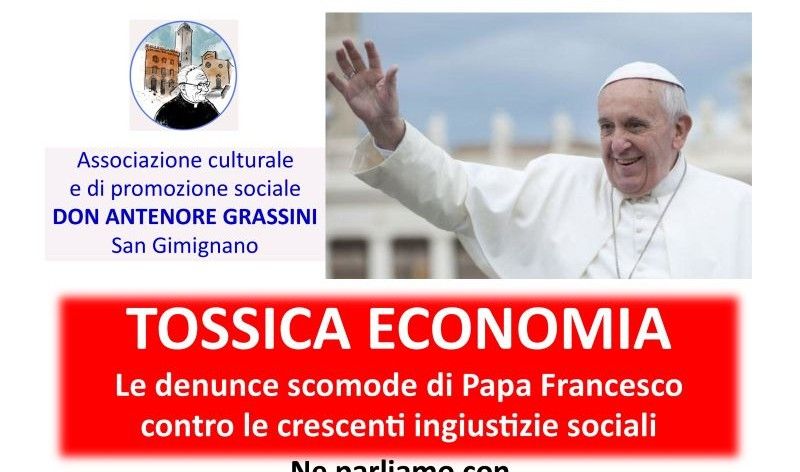 Papa Francesco e ingiustizie: riflessioni sul capitalismo e le oligarchie con Vannino Chiti e Padre Bernardo Gianni a San Gimignano