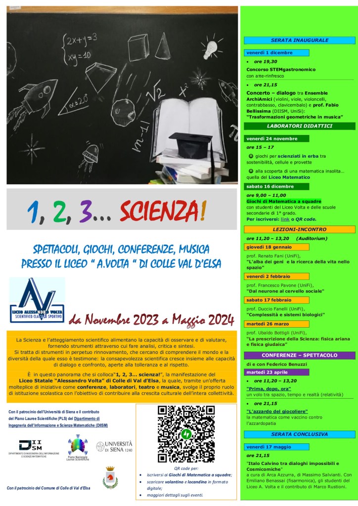 Dalla tavola al teatro: la Scienza nella vita di tutti i giorni