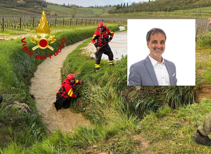 Dramma a Vinci: ingegnere muore travolto dalla corrente nel canale