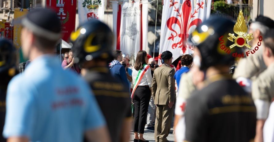 Liberazione di Firenze, i vigili del fuoco e il suono della Martinella
