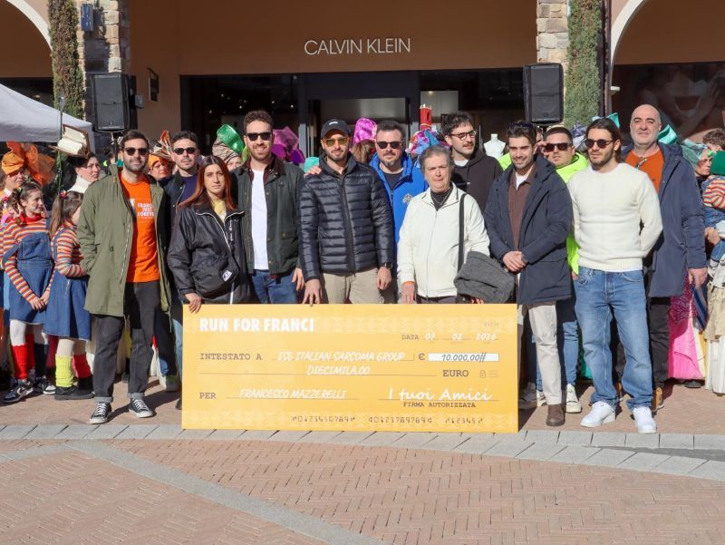 Foiano,  &ldquo;Run for Franci&rdquo; non si ferma: la comunit&agrave; dona 10mila euro alla ricerca