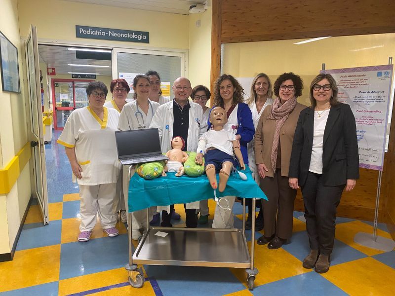 Campostaggia, una donazione nel segno di Gabri: nuovi manichini hi-tech per Pediatria