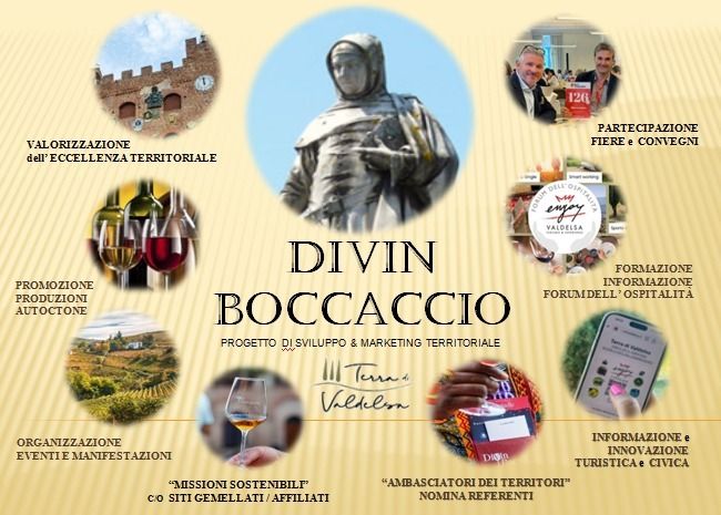 Nasce "Divin Boccaccio": un progetto strategico per il valore turistico della Valdelsa